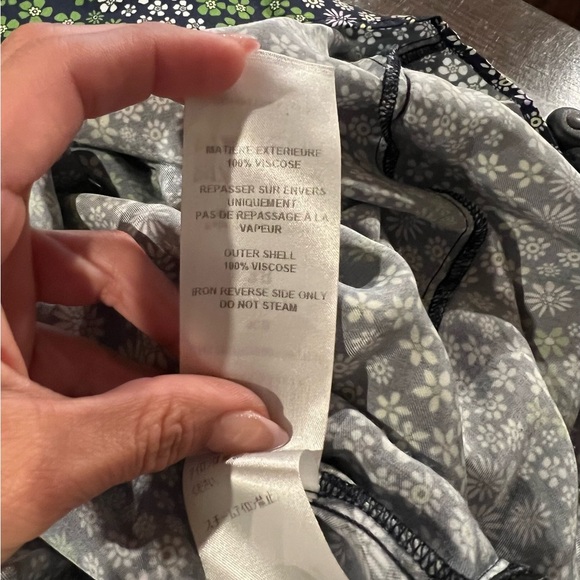 See By Chloe Floral Spring Shift Puff Short Sleeve Mini Dress Vacation Size 38/6 - Picture 13 of 13